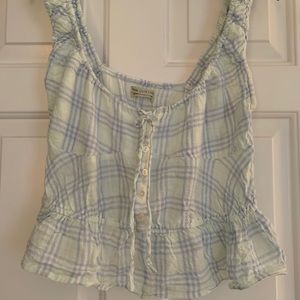 Never Worn 90s Inspired Peplum Crop Top